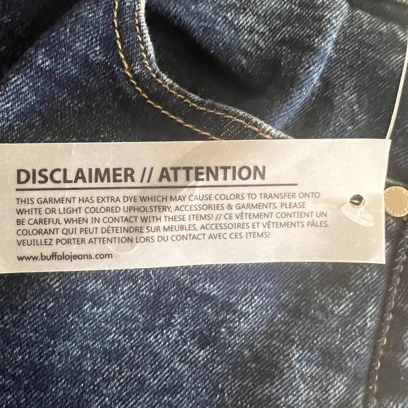 BUFFALO DAVID BITTON DARK‎ WASH HIGH RISE SKINNY ANKLE JEANS WOMEN'S SIZE 29 - Picture 12 of 15